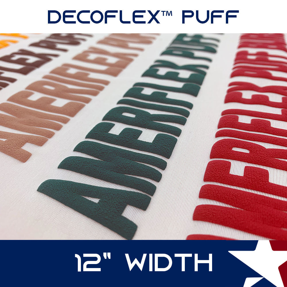 DecoFlex Puff 3D Heat Transfer Vinyl 12"X36" 20"X36"