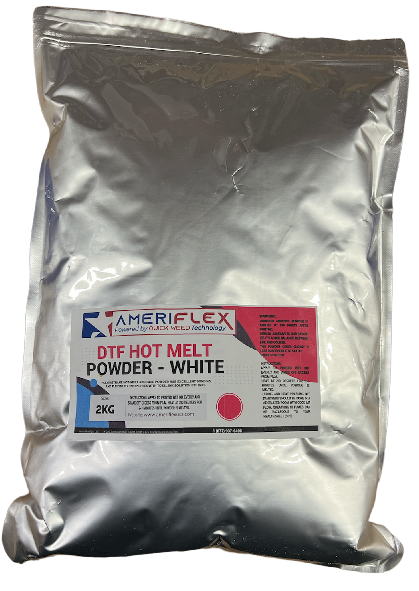 DTF White Hot Melt Powder 2.02 kg
