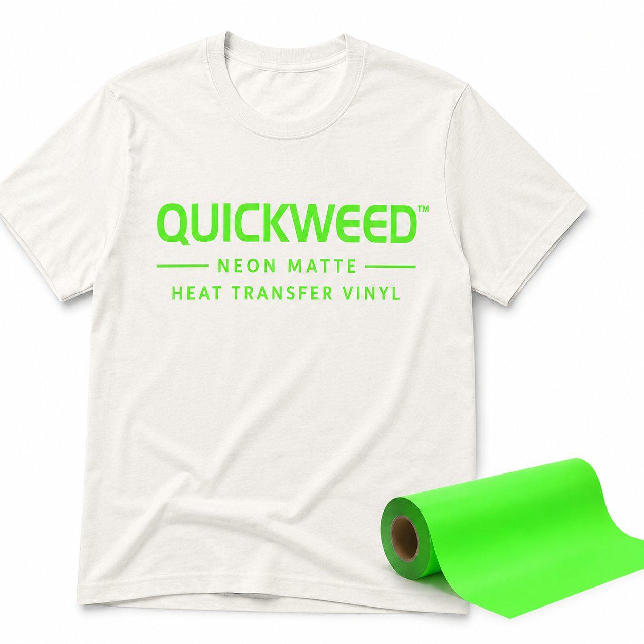 Quickweed™ Neon Matte Heat Transfer Vinyl