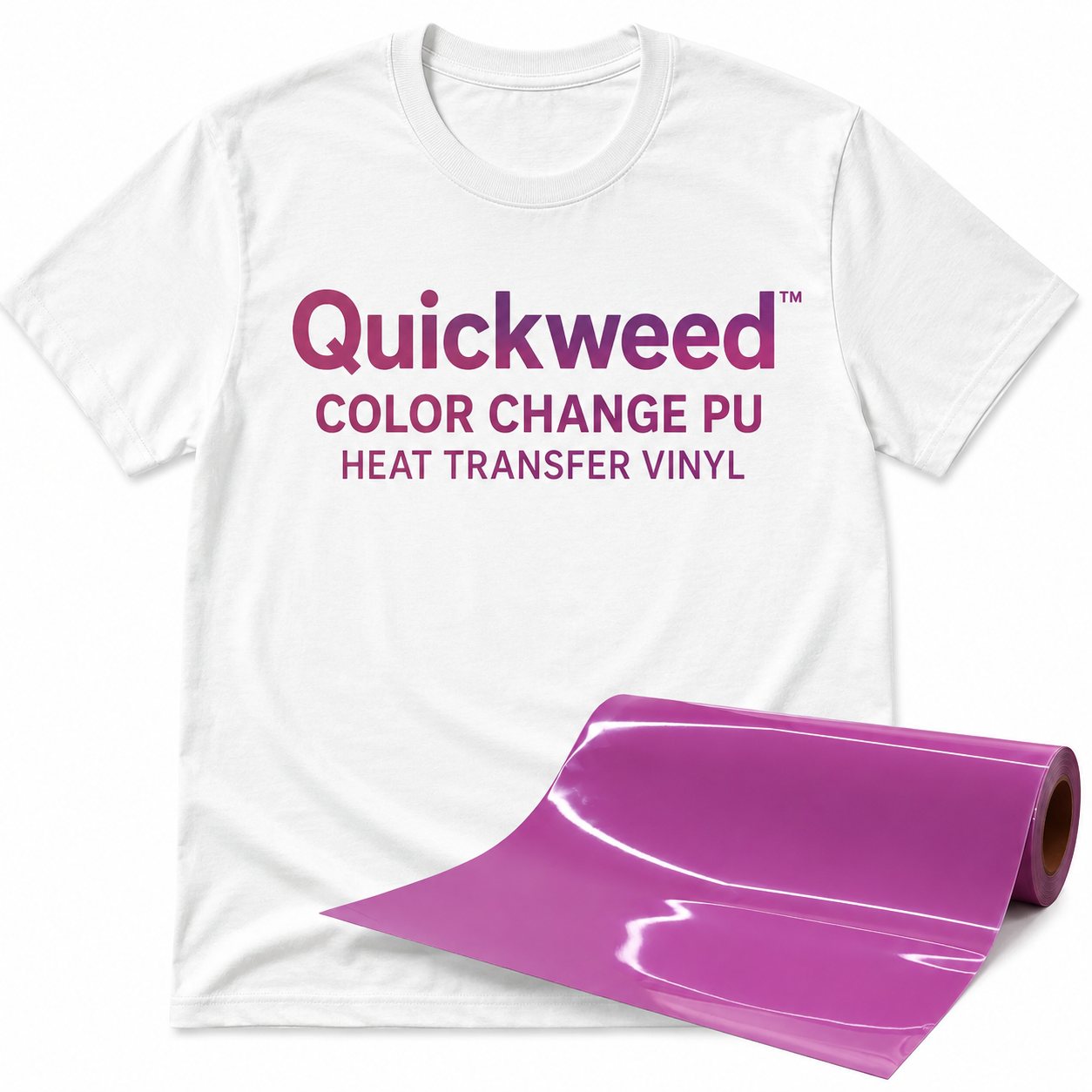 Quickweed™ Color Change PU Heat Transfer Vinyl 12"