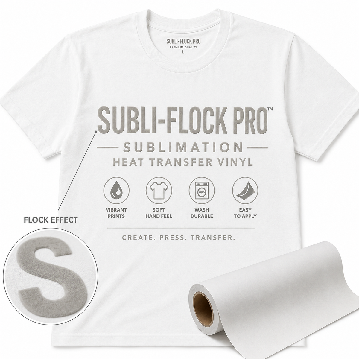 Sublimation Subli-Flock Pro - 17"X36"