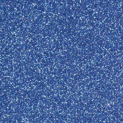 Siser Glitter heat transfer vinyl swatch - True Blue
