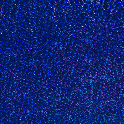 Siser Holographic heat transfer vinyl swatch - Blue