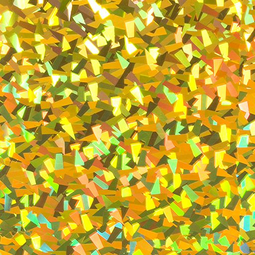 Siser Holographic heat transfer vinyl swatch - Gold Crystal