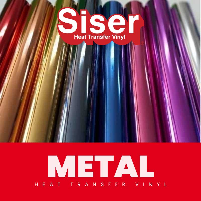 Siser Metal heat transfer vinyl color collection