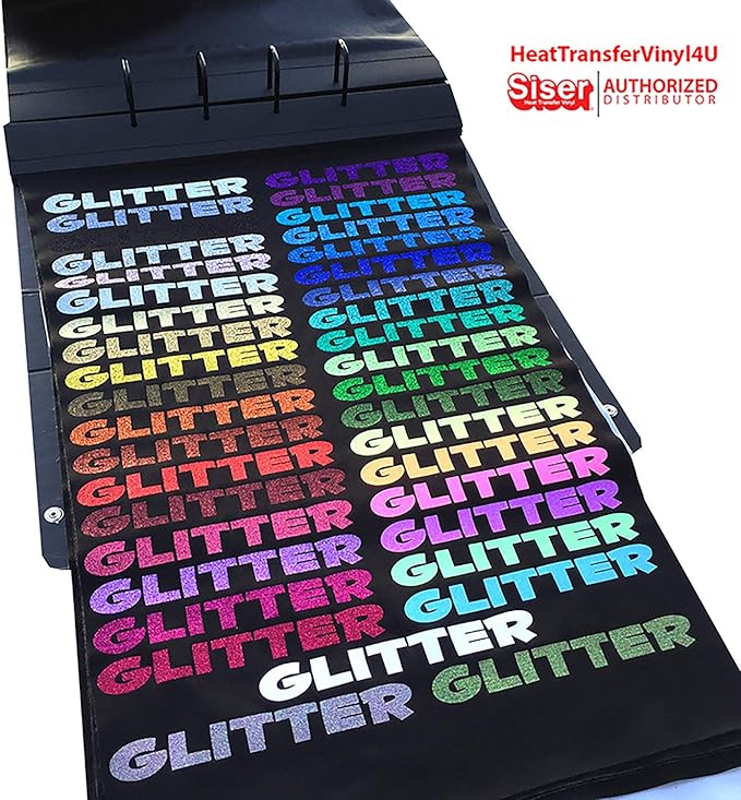 Siser Glitter heat transfer vinyl rolls