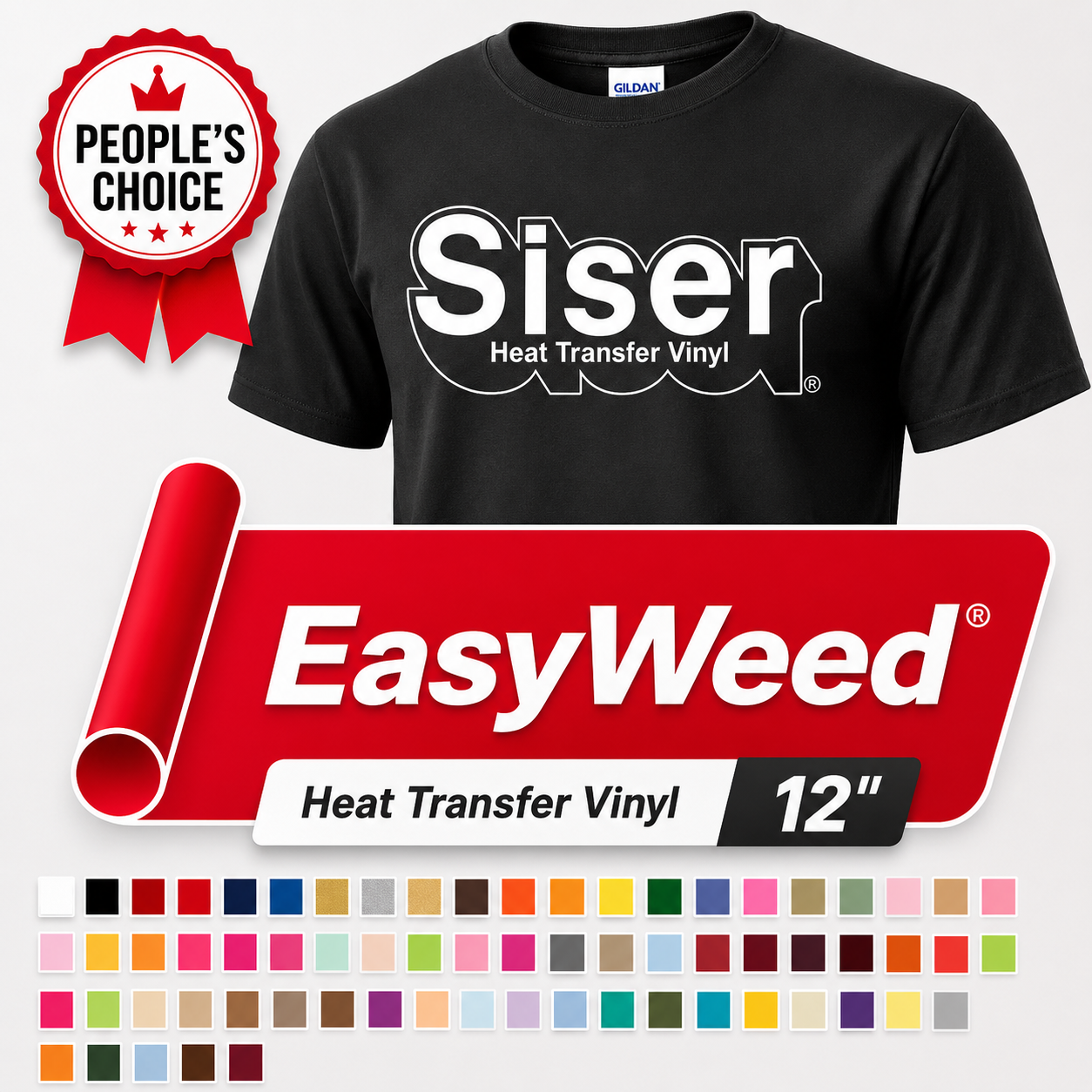 Siser EasyWeed heat transfer vinyl 12 inch