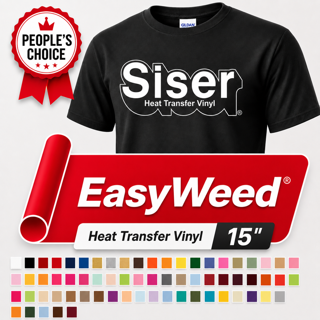 Siser EasyWeed heat transfer vinyl 15 inch