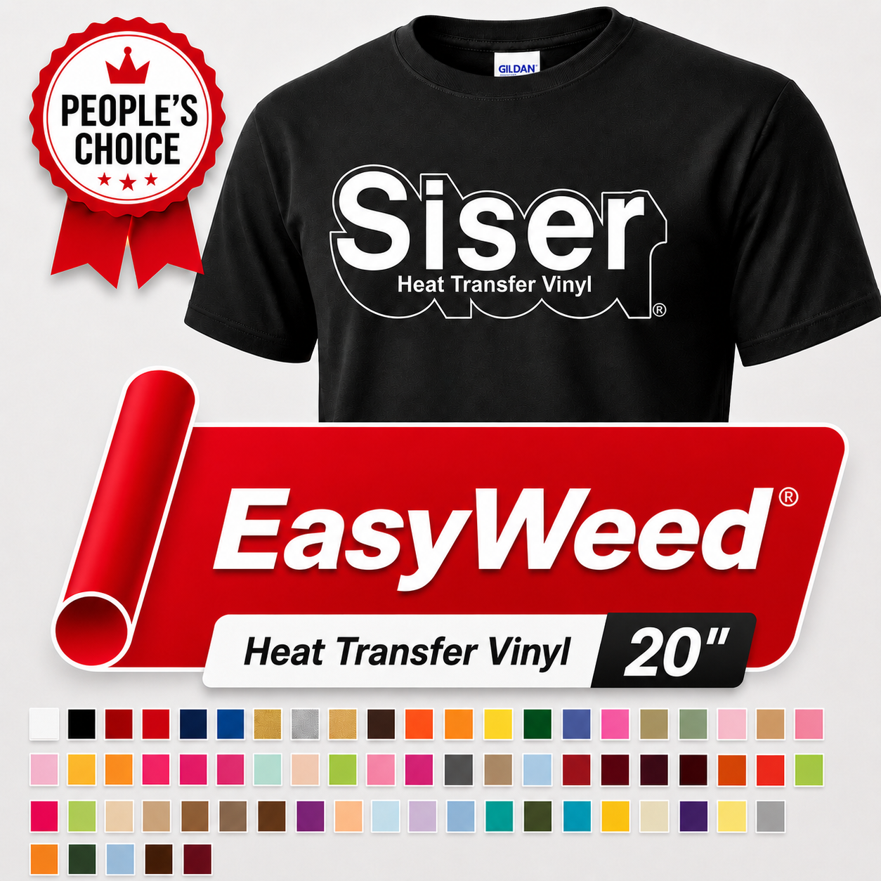 Siser EasyWeed heat transfer vinyl 20 inch