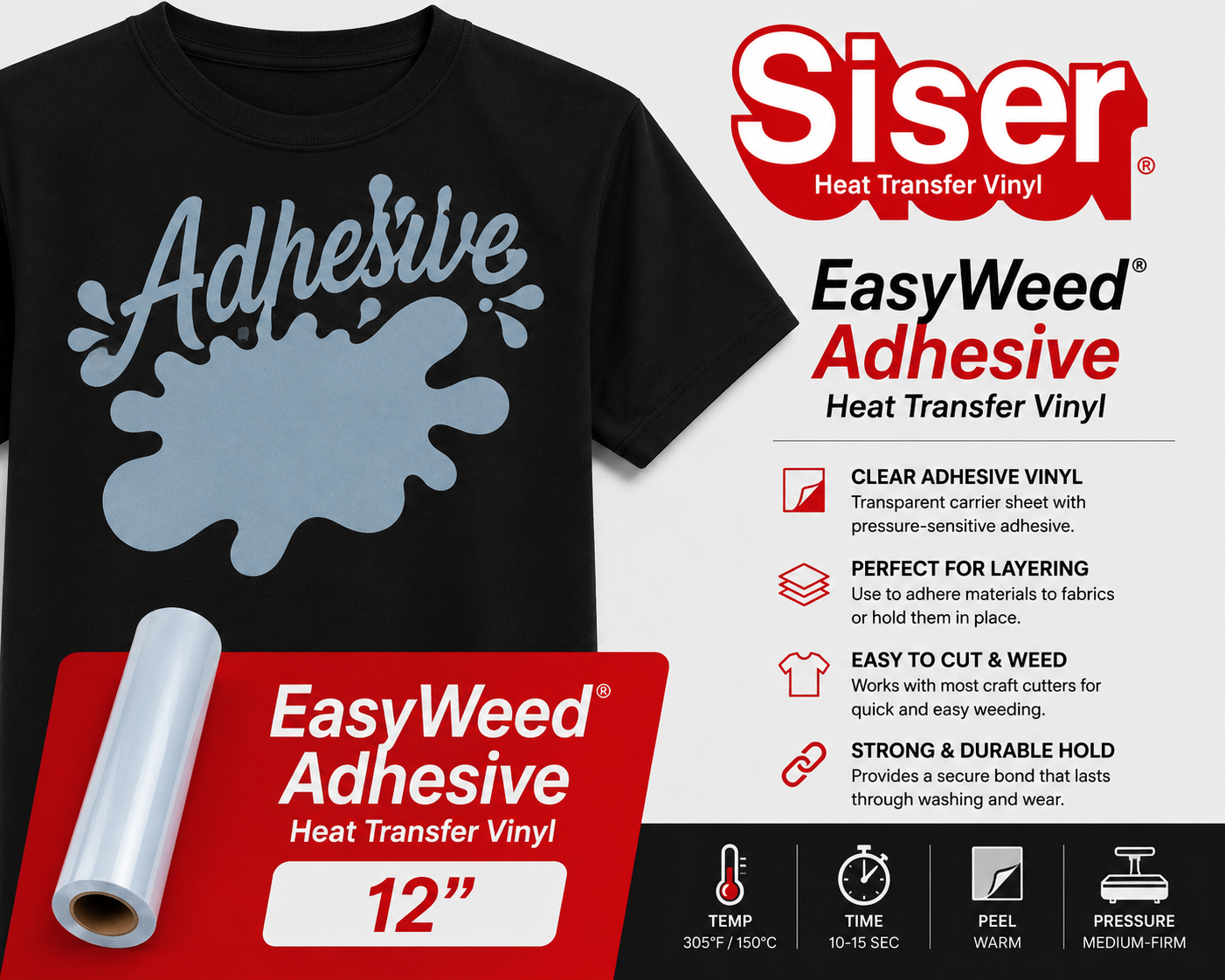 Siser® EasyWeed® Adhesive – 12"