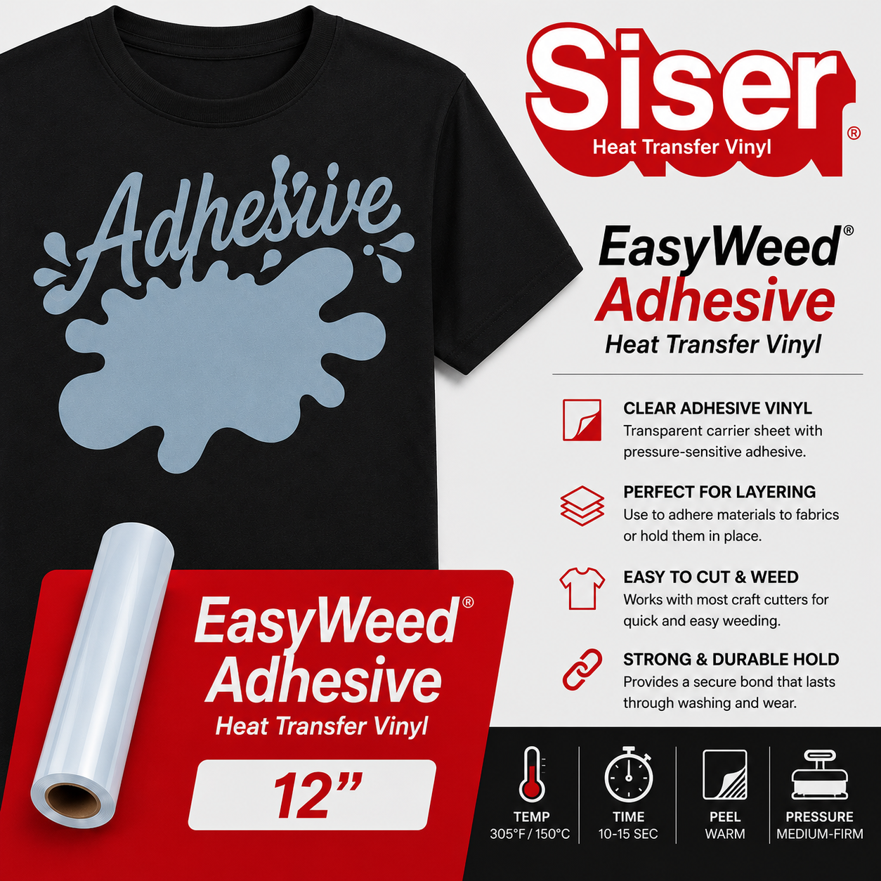 Siser® EasyWeed® Adhesive – 12"