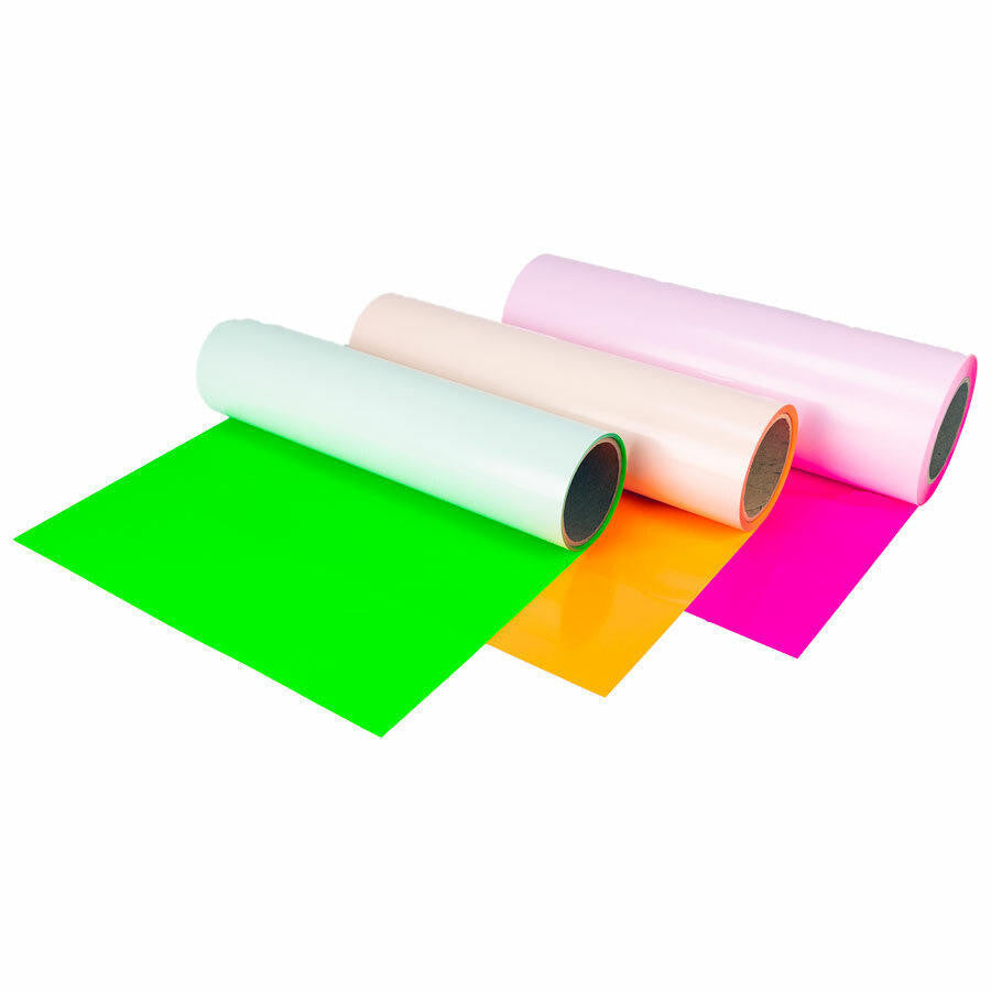 Siser EasyWeed Fluorescent heat transfer vinyl color range