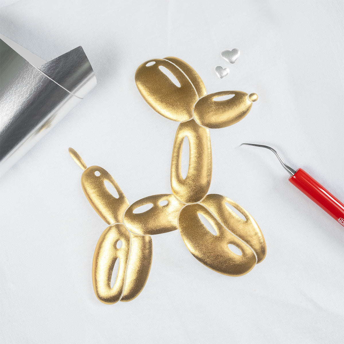 Siser Easy Puff Metallic heat transfer vinyl