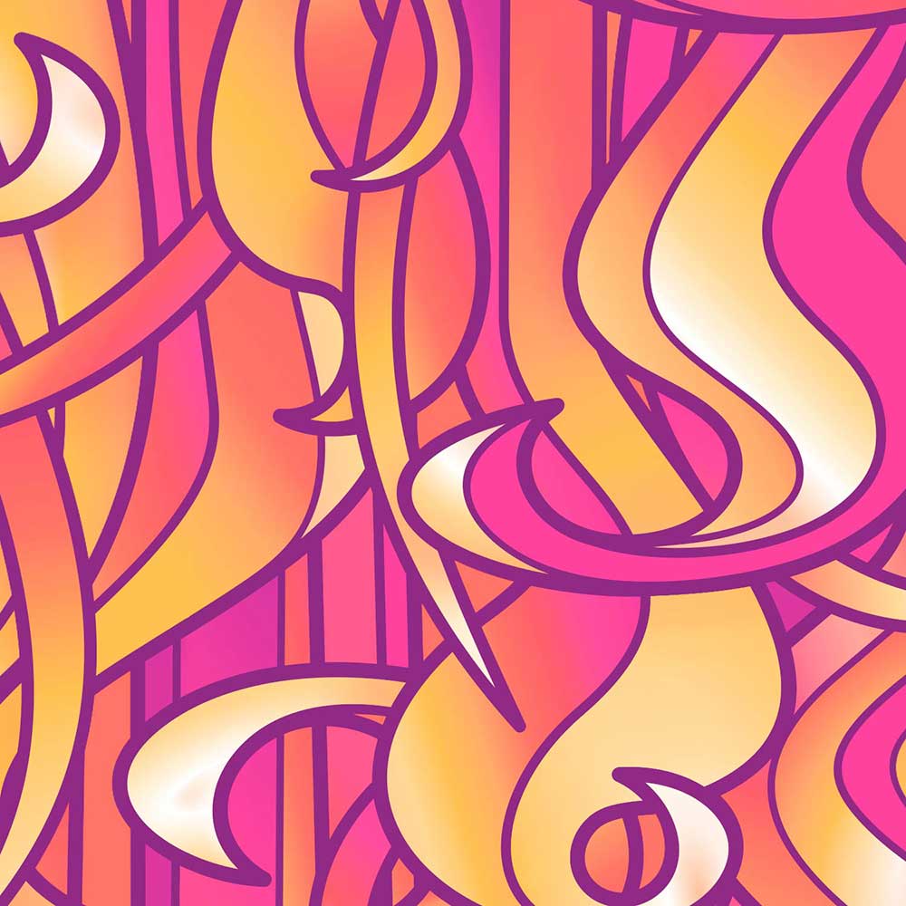 Siser EasyPatterns - Ombre Curlz Coral