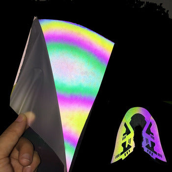 Decoflex™ Retro Rainbow Heat Transfer Vinyl 17.8"X36"