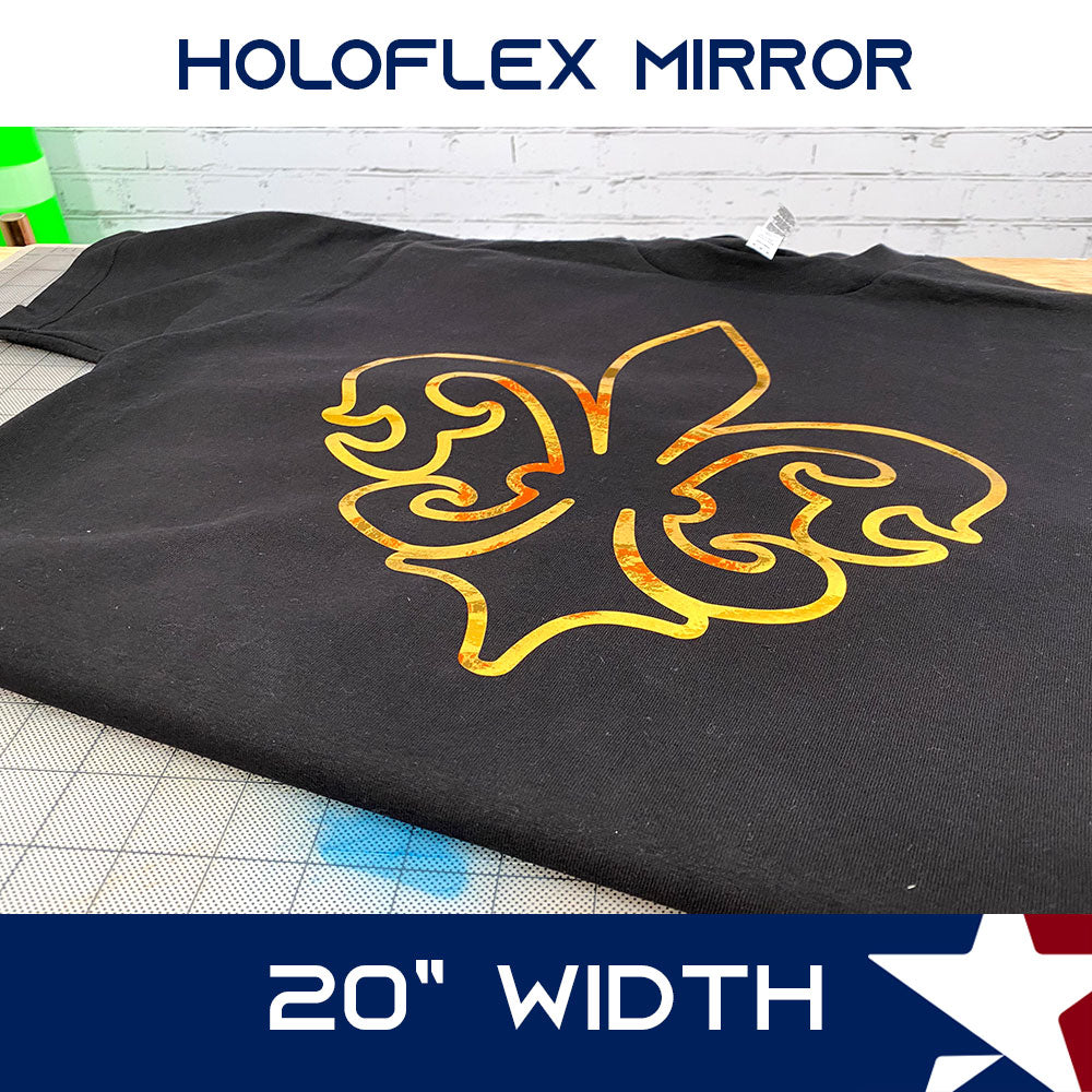 Quickweed™ Holoflex Mirror Heat Transfer Vinyl 20"X36"