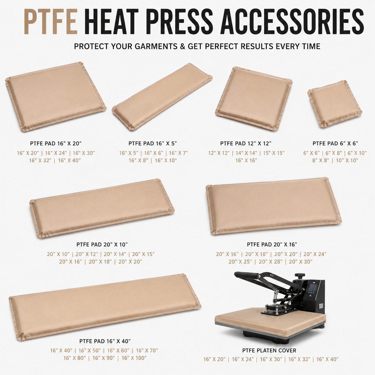 PTFE Heat Press Accessories