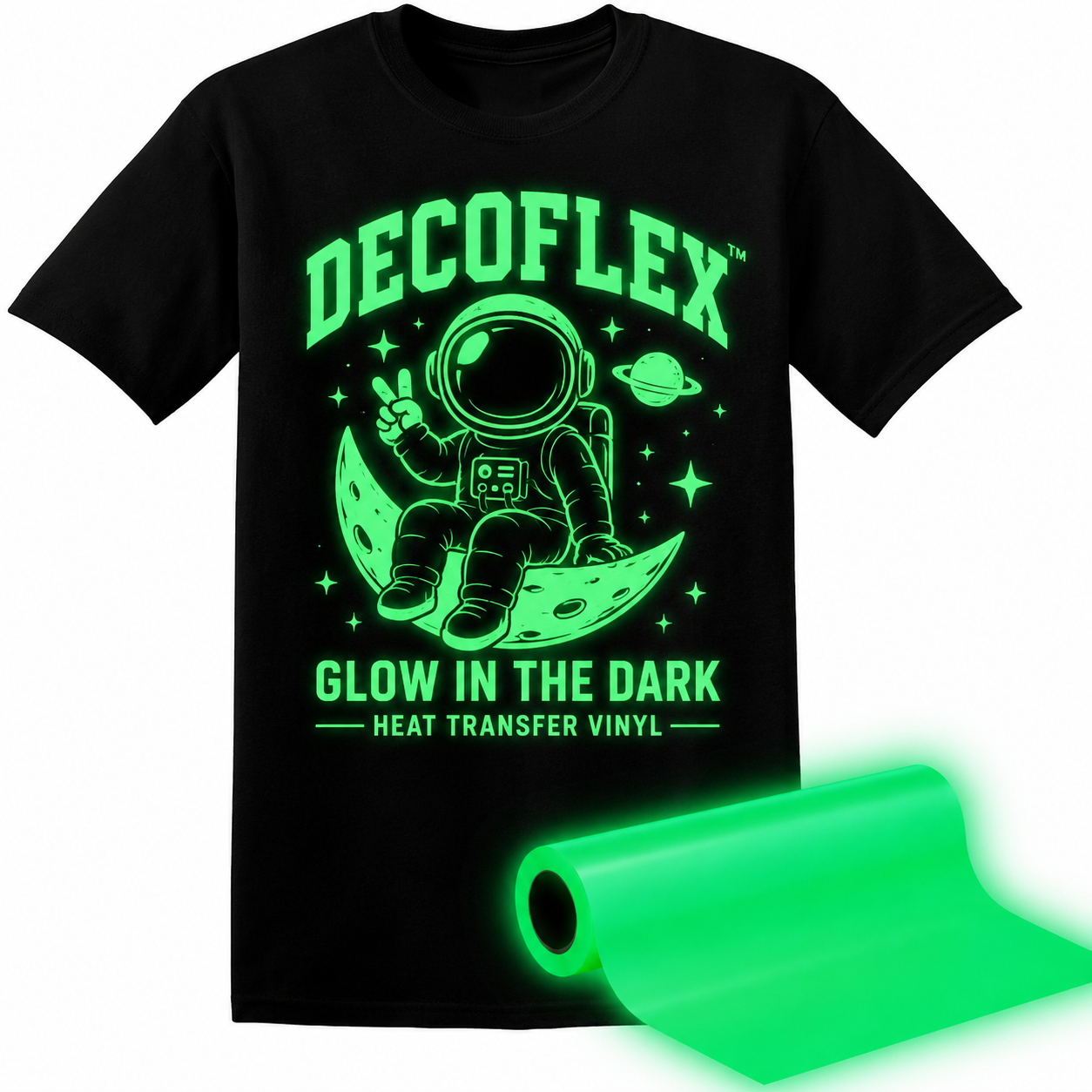 Decoflex™ Glow In The Dark Heat Transfer Vinyl 12"X36"