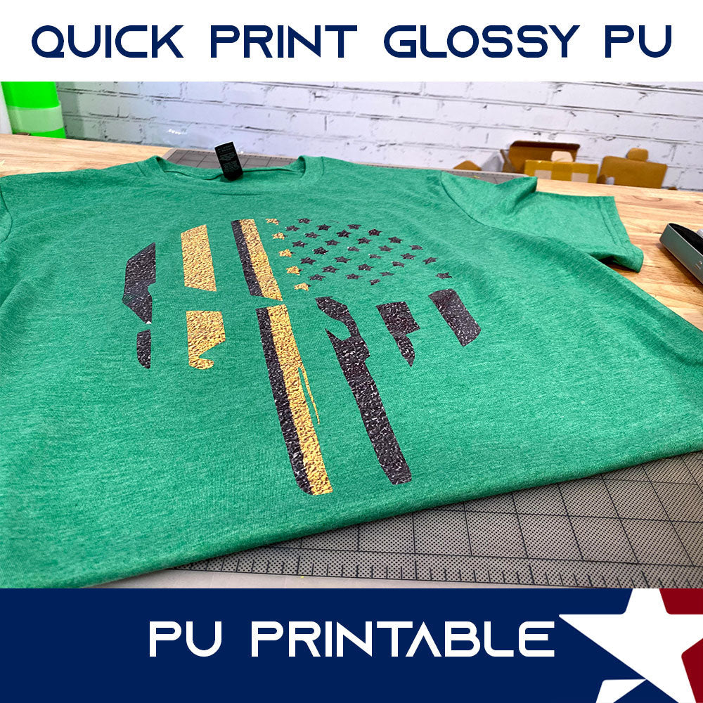 Quickprint Semi Gloss PU Printable Heat Transfer Vinyl