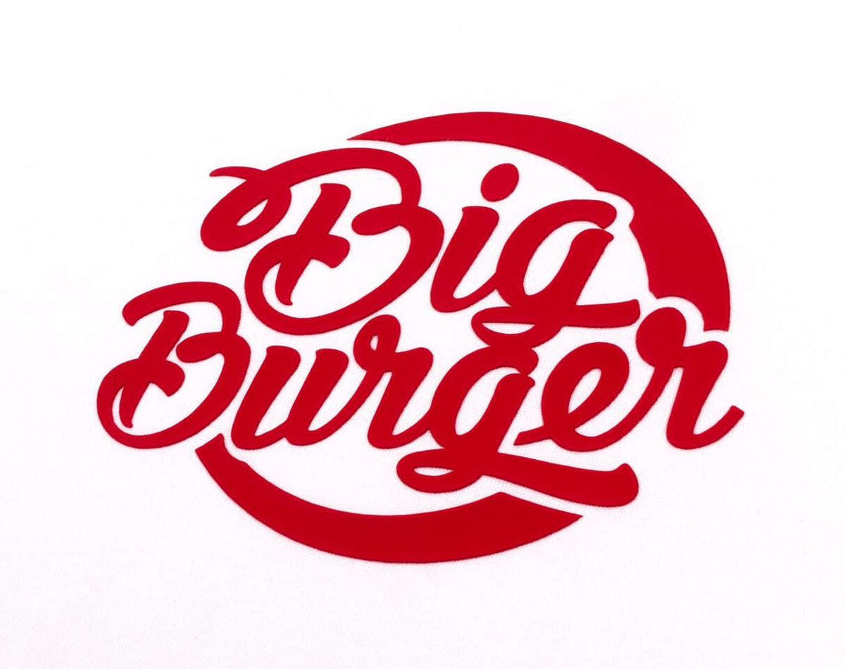 Siser Brick 600 raised logo design in red