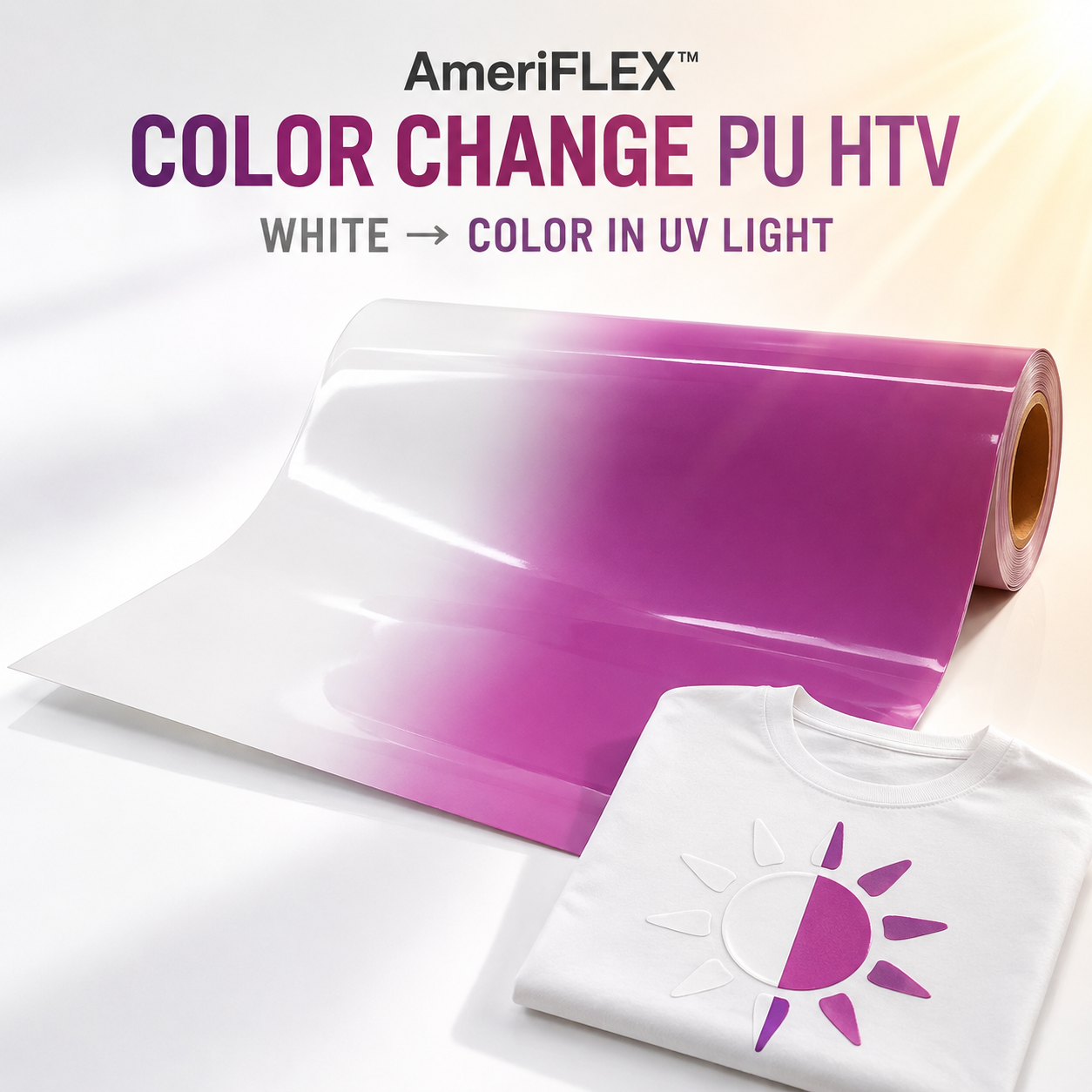Quickweed™ Color Change PU Heat Transfer Vinyl 12"