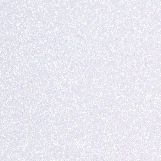Siser Glitter heat transfer vinyl swatch - White Neon