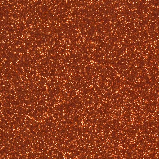 Siser Glitter heat transfer vinyl swatch - Copper