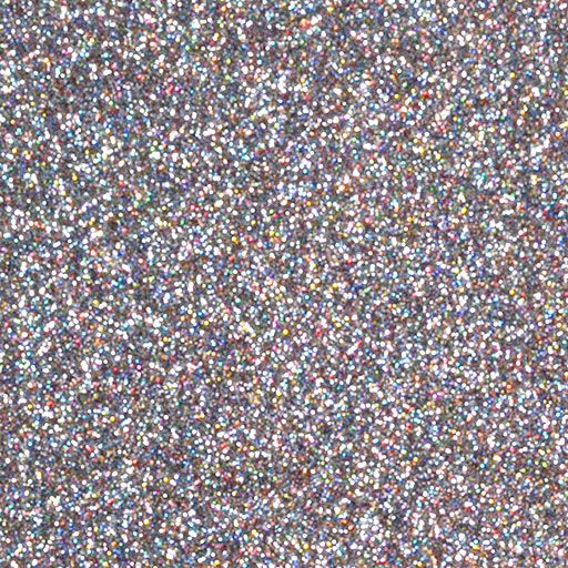 Siser Glitter heat transfer vinyl swatch - Light Multi