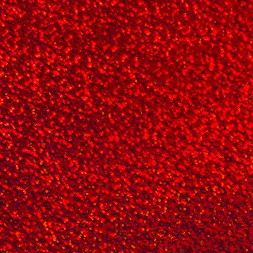 Siser Holographic heat transfer vinyl swatch - Red