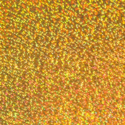 Siser Holographic heat transfer vinyl swatch - Gold