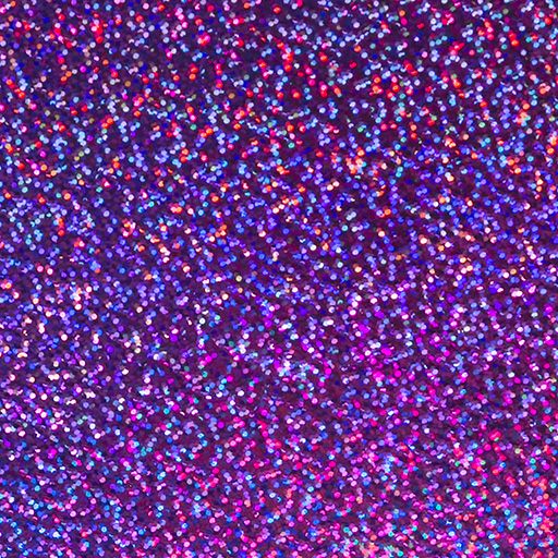 Siser Holographic heat transfer vinyl swatch - Purple