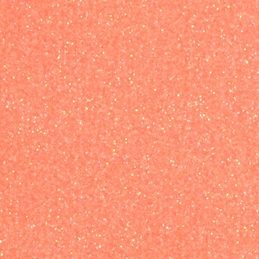 Siser Glitter heat transfer vinyl swatch - Neon Orange