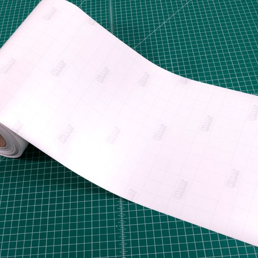 Siser EasyPSV Application Tape transferring a vinyl design