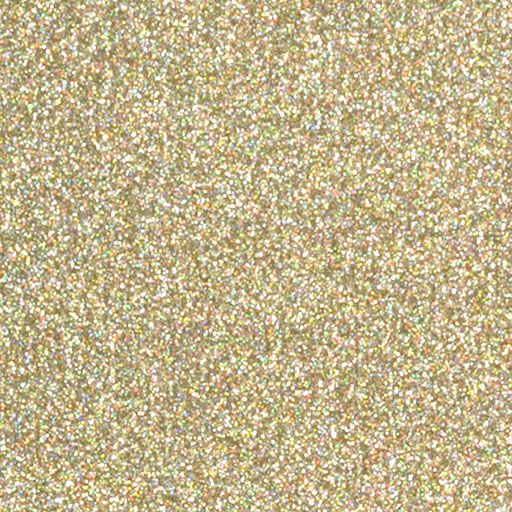 Siser Glitter heat transfer vinyl swatch - Gold Confetti