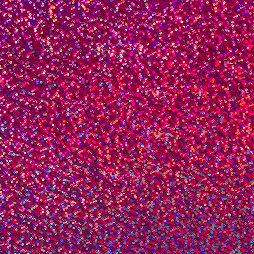 Siser Holographic heat transfer vinyl swatch - Fuchsia