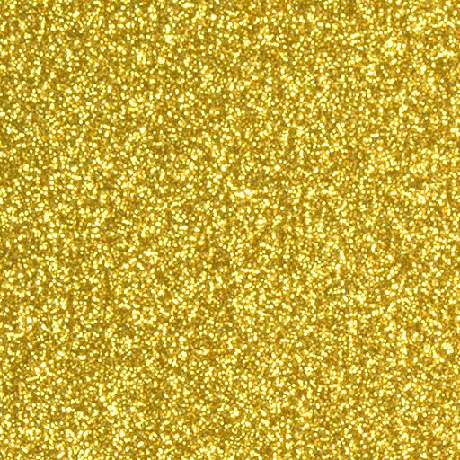 Siser Glitter heat transfer vinyl swatch - Gold