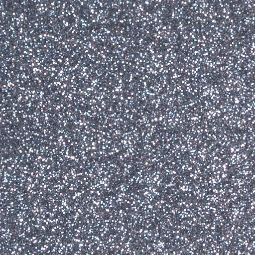 Siser Glitter heat transfer vinyl swatch - Black Silver
