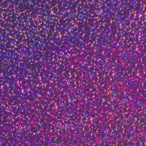 Siser Holographic heat transfer vinyl swatch - Violet