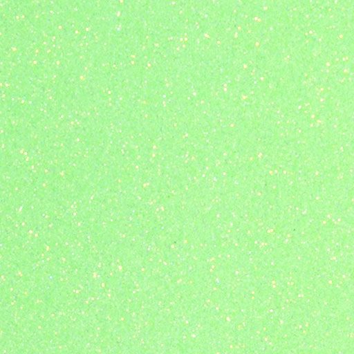 Siser Glitter heat transfer vinyl swatch - Neon Green