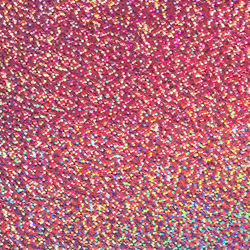 Siser Holographic heat transfer vinyl swatch - Light Pink