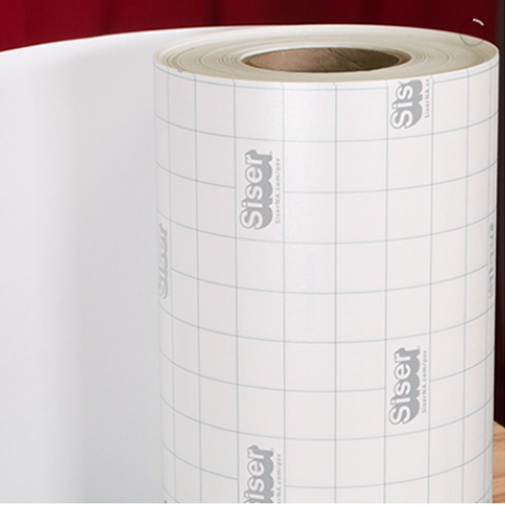 Siser EasyPSV Application Tape with 1-inch alignment grid
